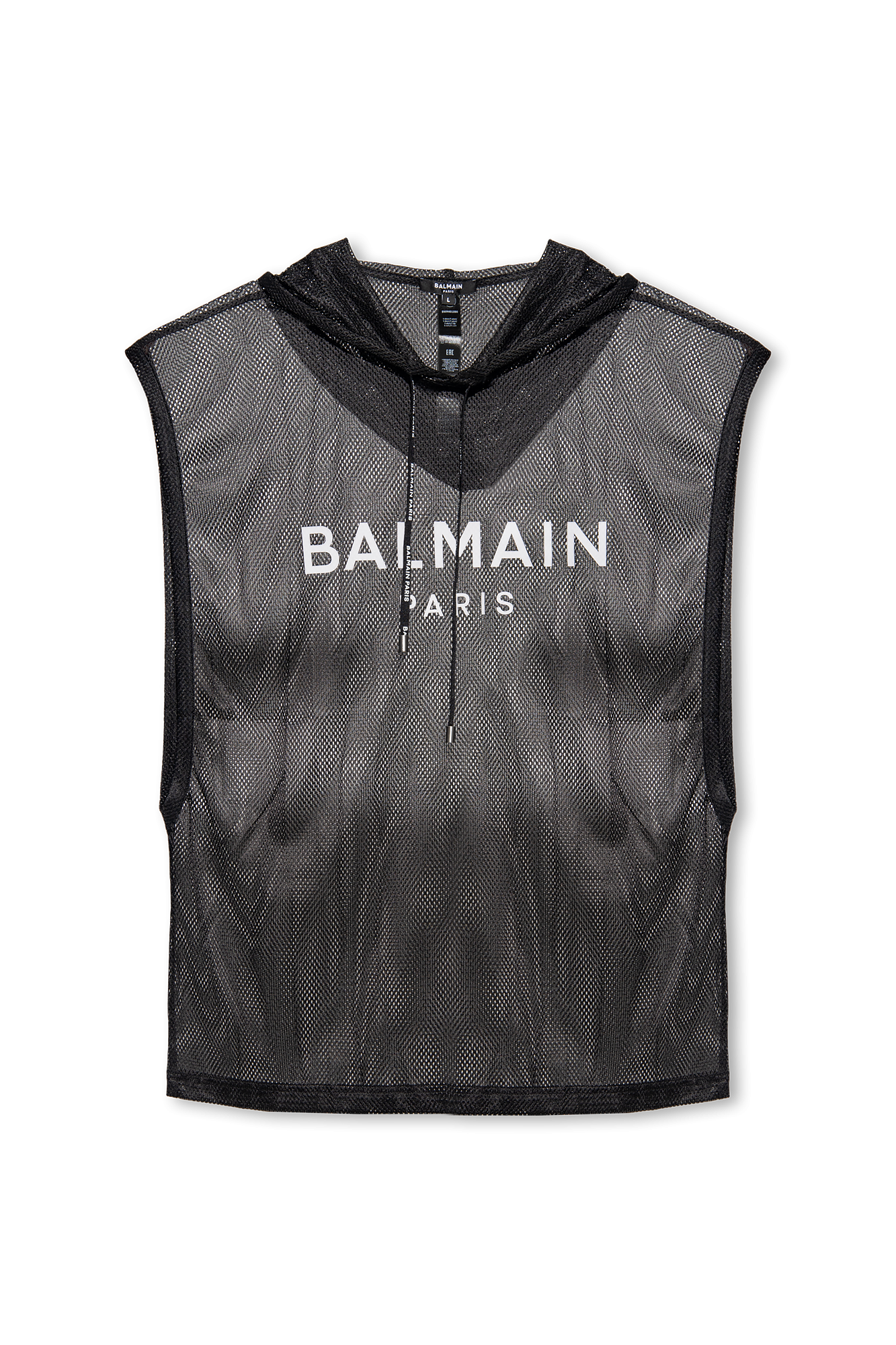 Balmain 2025 sleeveless hoodie